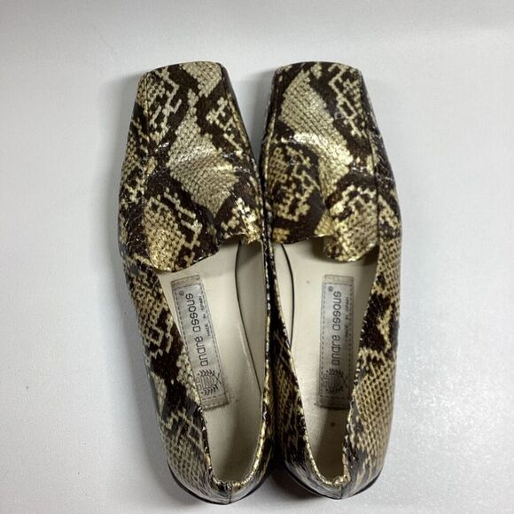 Andre Assous Brown Animal Print Flats Women’s Size 9.5 - Picture 10 of 12